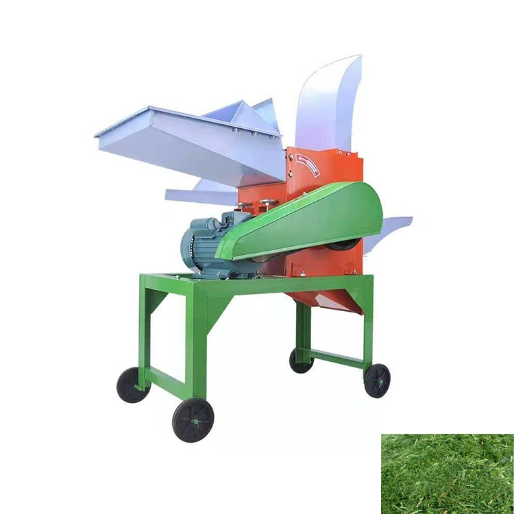 Electric Petrol Diesel Engine Hay Cutter Silage Grass Animal Feed Forage Chopper Corn Straw Chaff Cutter Machine for Sale